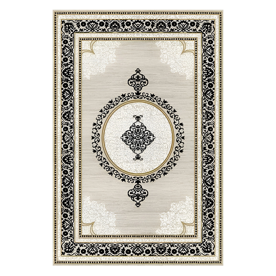 فرش مخمل نادی طرح سنتی کد O108