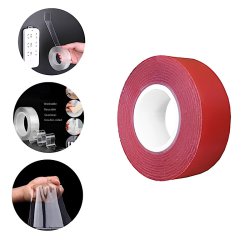 چسب دوطرفه ژله ای 3 سانتی شفاف طول 3 متری