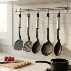 سرویس کفگیر و ملاقه 5 پارچه مدل KitchenMate